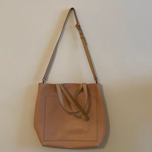 Used Madewell Light Pink Leather Crossbody Bag